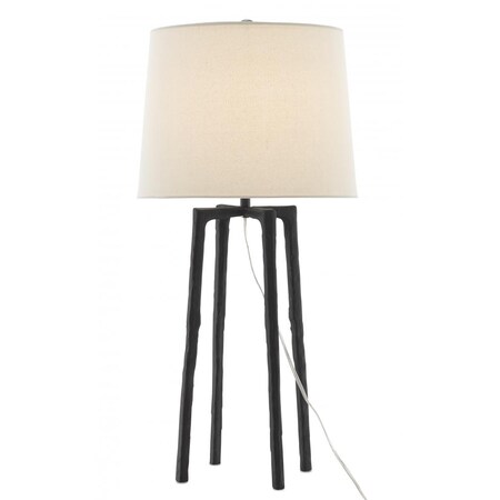 Currey Rowan Black Table Lamp 6000-0631